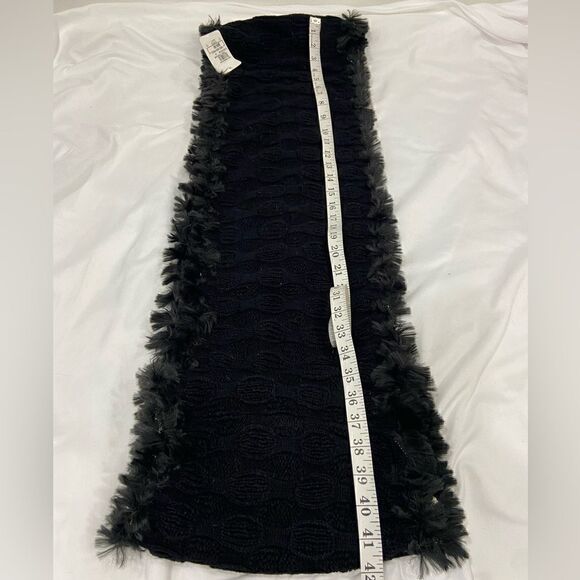 NWT Adrienne Landau black faux fur super soft infinity scarf - Picture 4 of 5